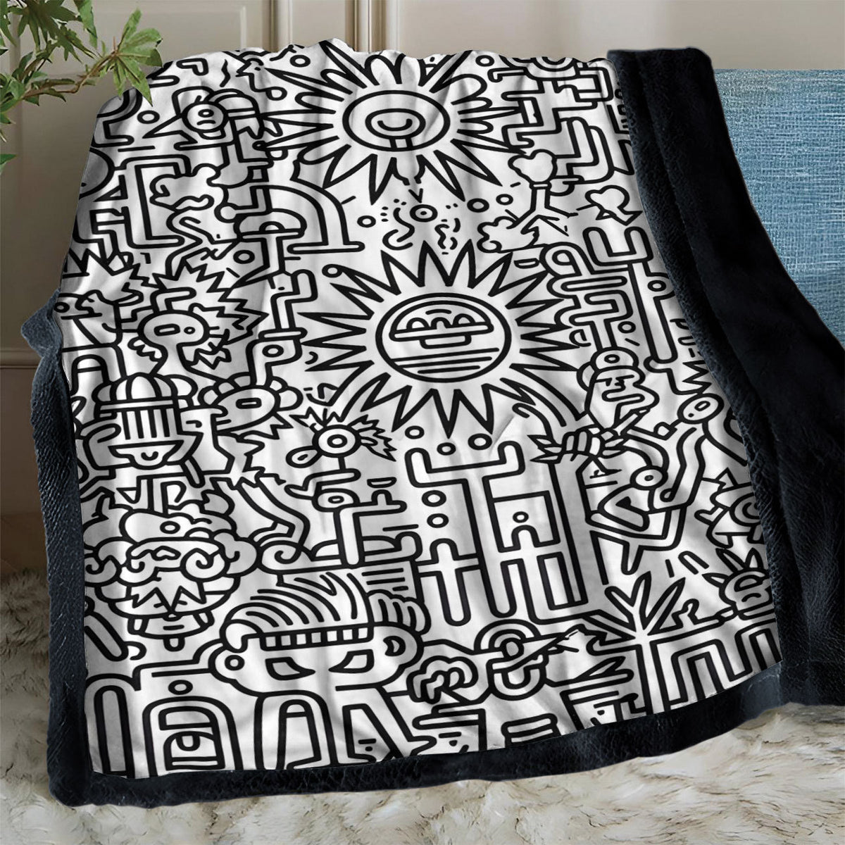 DIY Coloring Blanket with Color Brushes