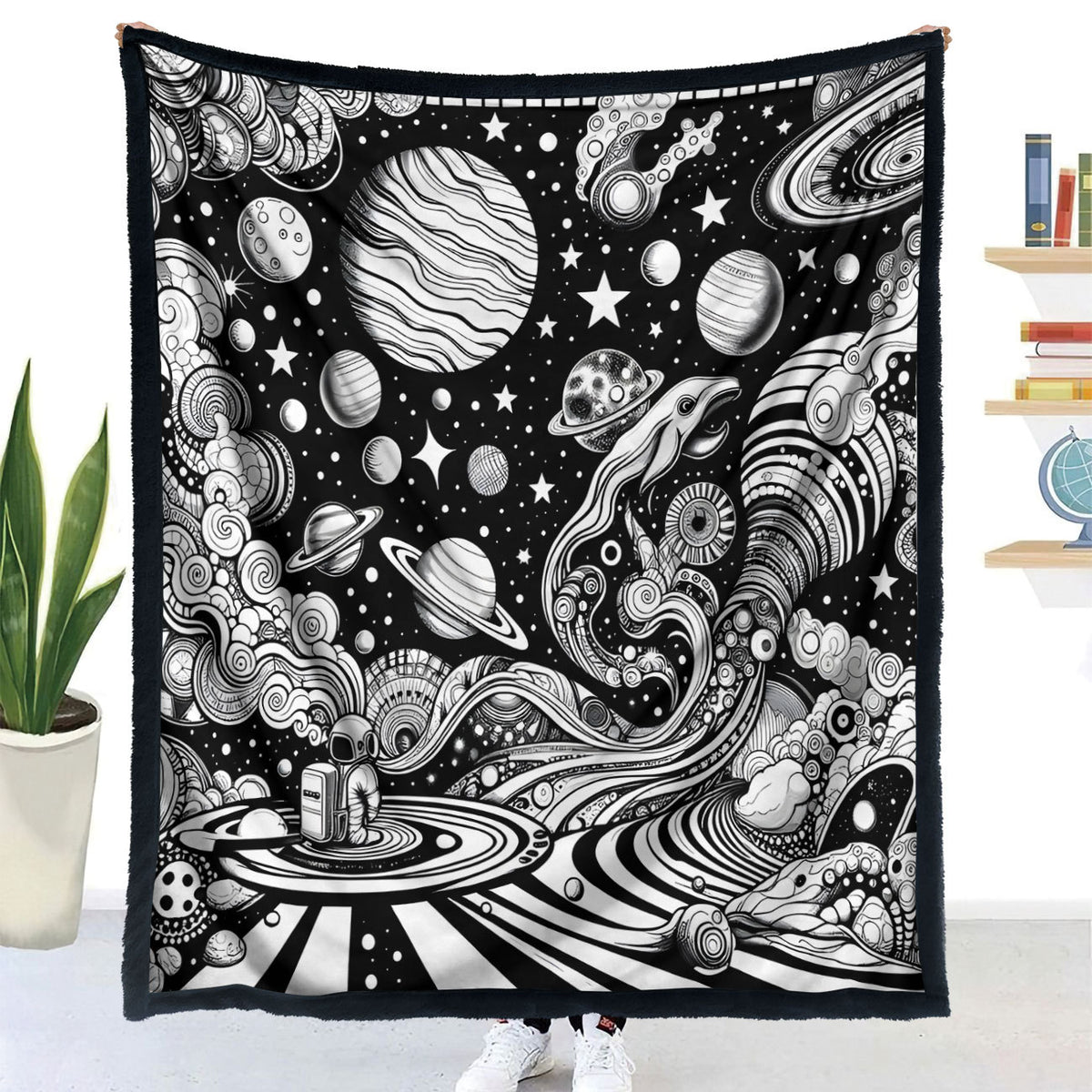 DIY Coloring Blanket with Color Brushes