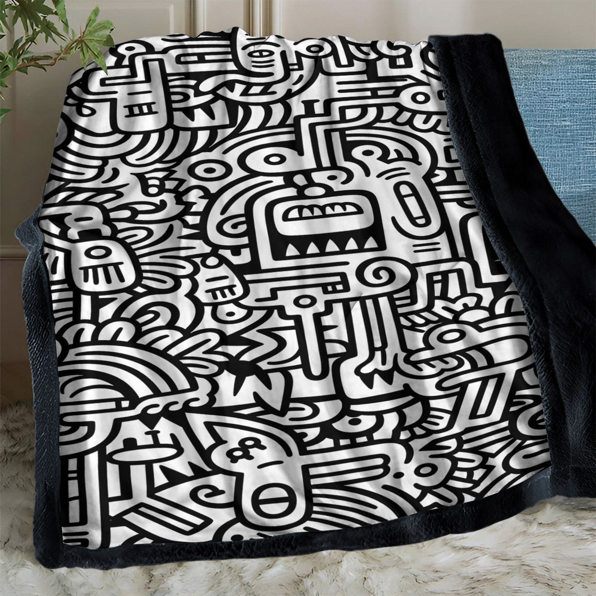 DIY Coloring Blanket with Color Brushes